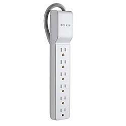 Belkin Be106000-06-Cm Surge Protector White 6 Ac Outlet(S) 1.83 M
