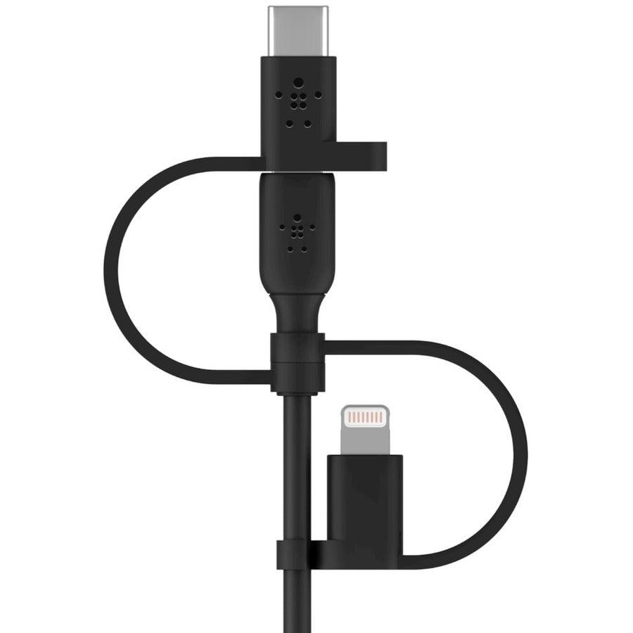 Belkin Boost Charge Usb Cable 1 M Usb A Usb C/Micro-Usb B/Lightning Black