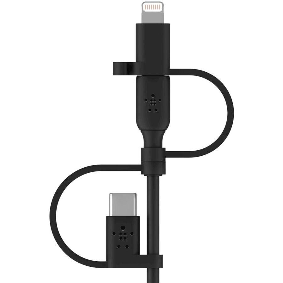 Belkin Boost Charge Usb Cable 1 M Usb A Usb C/Micro-Usb B/Lightning Black