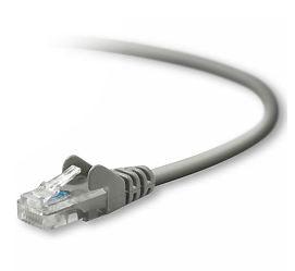 Belkin Cat5E Snagless Crossover Patch Cable 10 Ft Networking Cable Grey 3.048 M