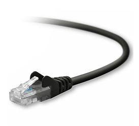 Belkin Cat5E Snagless Crossover Patch Cable 20 Ft Networking Cable Black 6.096 M