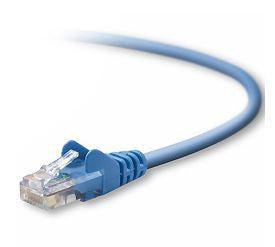 Belkin Cat5E Snagless Crossover Patch Cable 50 Ft Networking Cable Blue 15.24 M