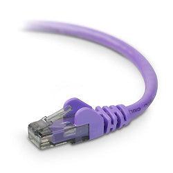 Belkin Cat6 Snagless 14Ft Networking Cable Purple 4.2 M