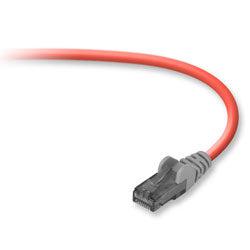 Belkin Cat6 Snagless Crossover Patch Cable Networking Cable Red 0.3 M