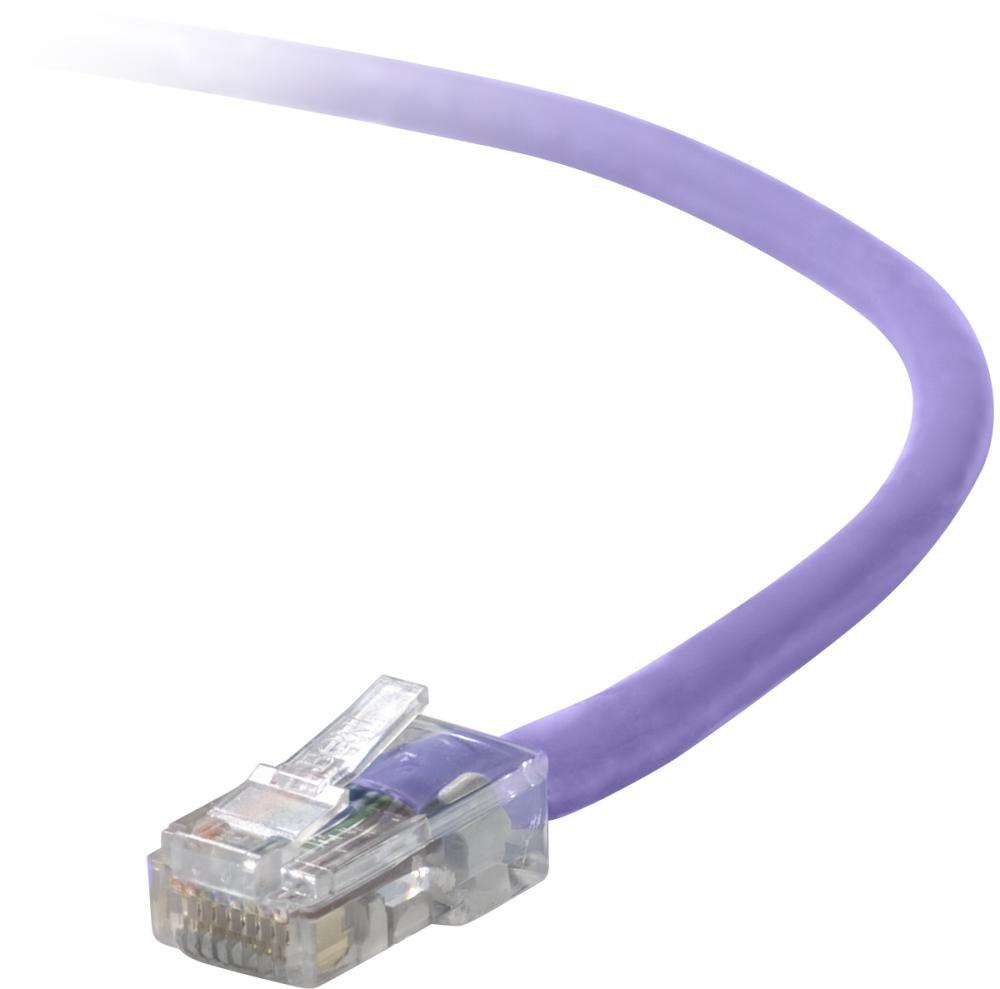 Belkin Cat5E, 2Ft, 1 X Rj-45, 1 X Rj-45, Purple Networking Cable 0.6 M