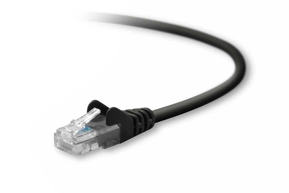 Belkin Cat5E, 8Ft, 1 X Rj-45, 1 X Rj-45, Black Networking Cable 2.4 M