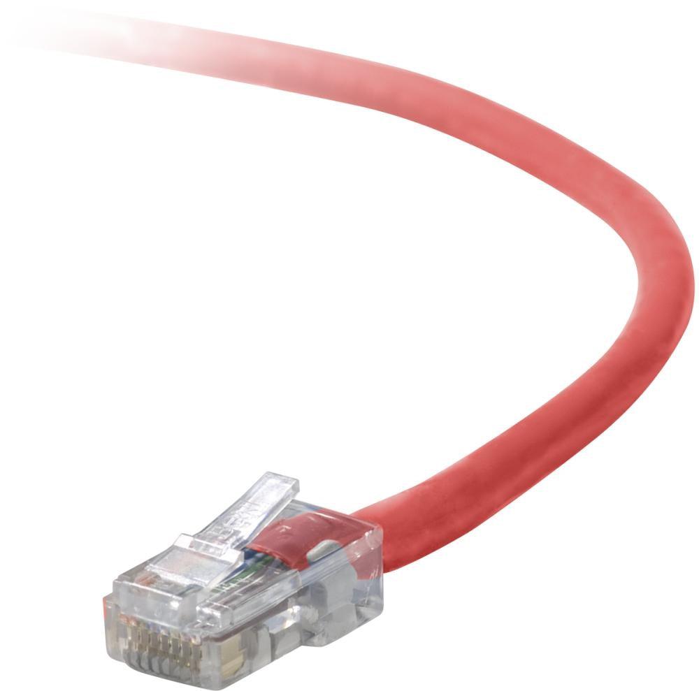 Belkin Cat5E Patch Cable, 1Ft, 1 X Rj-45, 1 X Rj-45, Red Networking Cable 0.3 M
