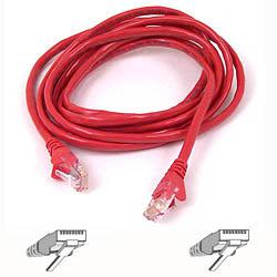 Belkin Cat6 Snagless Patch Cable 12 Feet Red Networking Cable 3.6 M