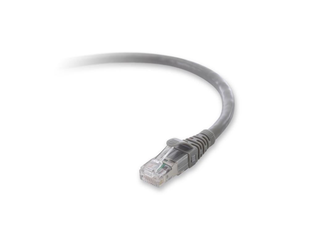 Belkin Cat. 6A Patch Cable, Rj-45 Male, Rj-45 Male, 3Ft, Gray Networking Cable Grey 0.9 M