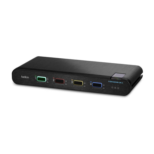 Belkin F1Dn104Kvm-Un-4 Kvm Switch Black