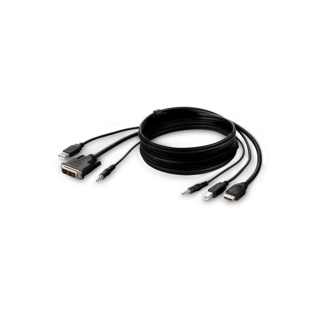 Belkin F1Dn1Ccbl-Dh10T Kvm Cable Black 3 M