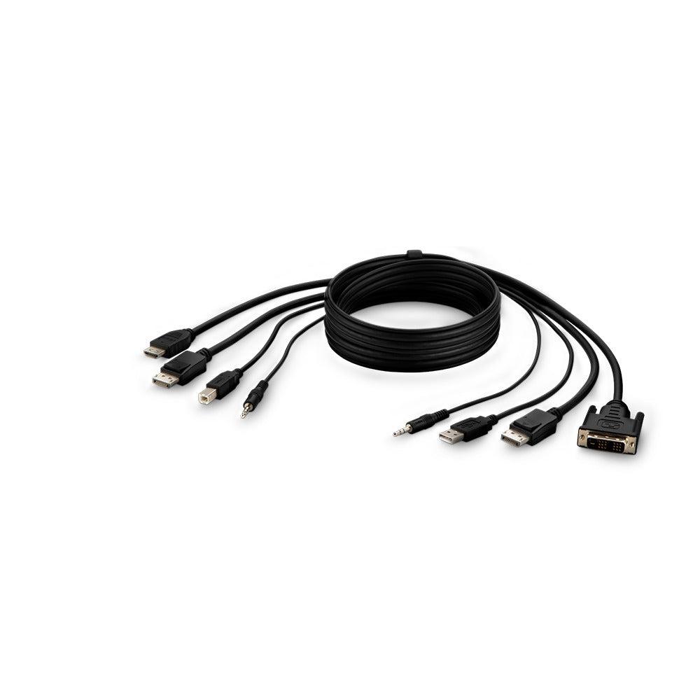 Belkin F1Dn2Cc-Dhpp10T Kvm Cable Black 3 M