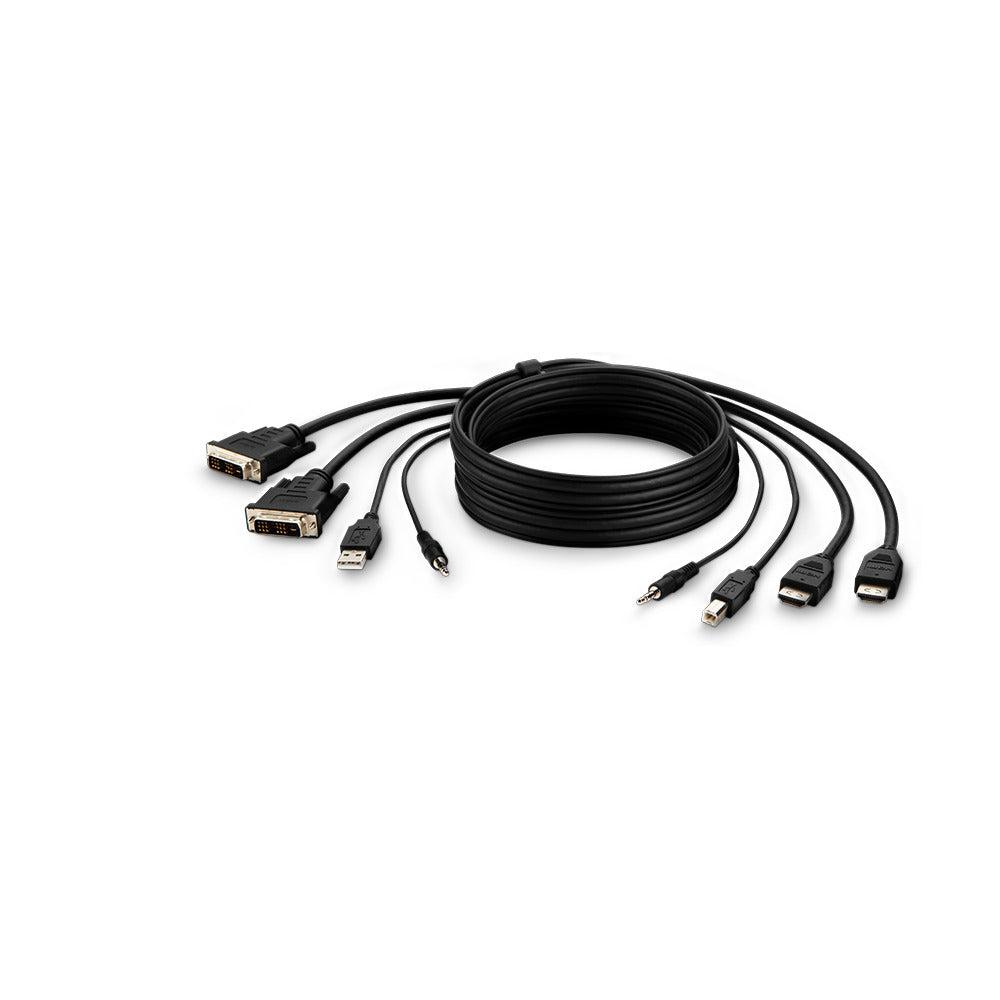 Belkin F1Dn2Ccbl-Dh10T Kvm Cable Black 3 M