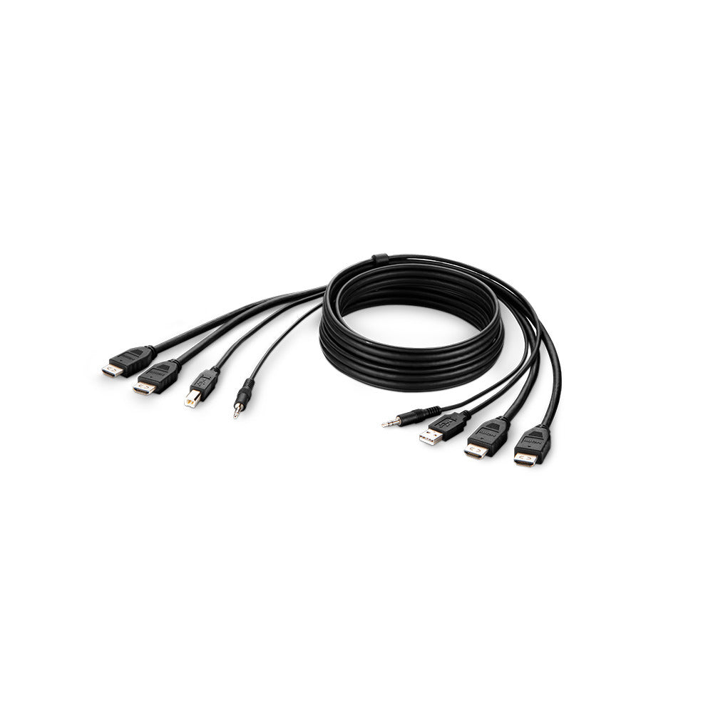 Belkin F1Dn2Ccbl-Hh10T Kvm Cable Black 3 M