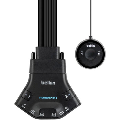 Belkin F1Dn202Flp-Dp-3 Kvm Cable Black 1.8 M