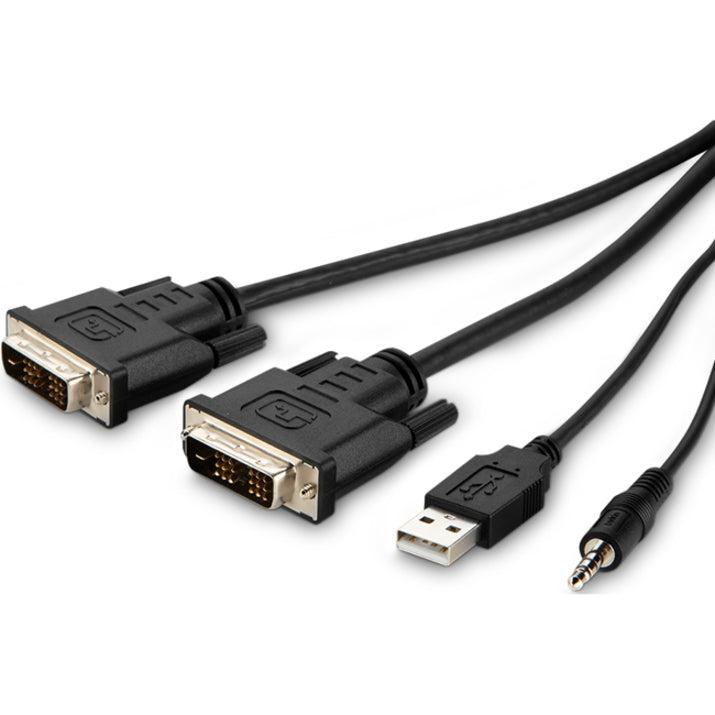 Belkin F1Dn2Ccbl-Dh10T Kvm Cable Black 3 M