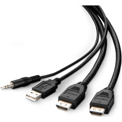 Belkin F1Dn2Ccbl-Hh10T Kvm Cable Black 3 M