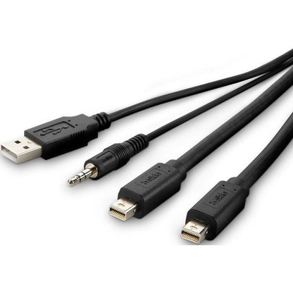 Belkin F1Dn2Ccbl-Mp10T Kvm Cable Black 3 M