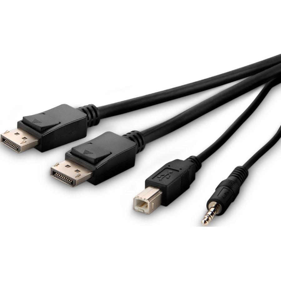 Belkin F1Dn2Ccbl-Mp10T Kvm Cable Black 3 M