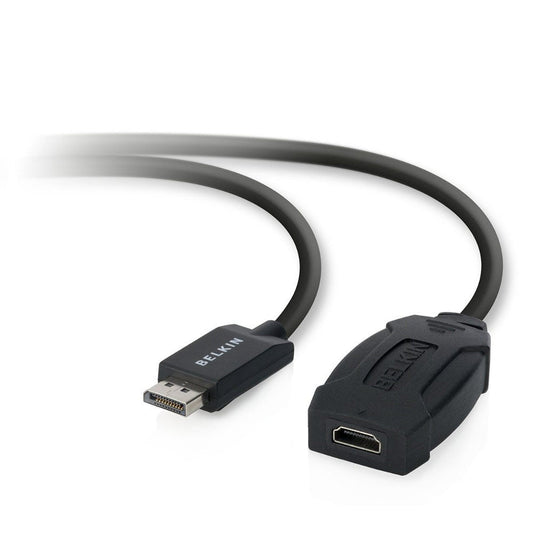 Belkin F2Cd004B Video Cable Adapter Displayport Hdmi Black