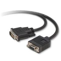 Belkin F2E0162-03-Sv Video Cable Adapter 0.9 M Vga (D-Sub) Dvi-I Black