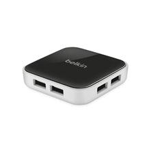 Belkin F4U022Tt Interface Hub 480 Mbit/S Black, Silver