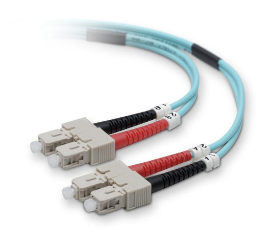 Belkin Fiber Optic Duplex Patch Cable, 2 X Sc, 2 X Sc, 1M Fiber Optic Cable 39.4" (1 M)