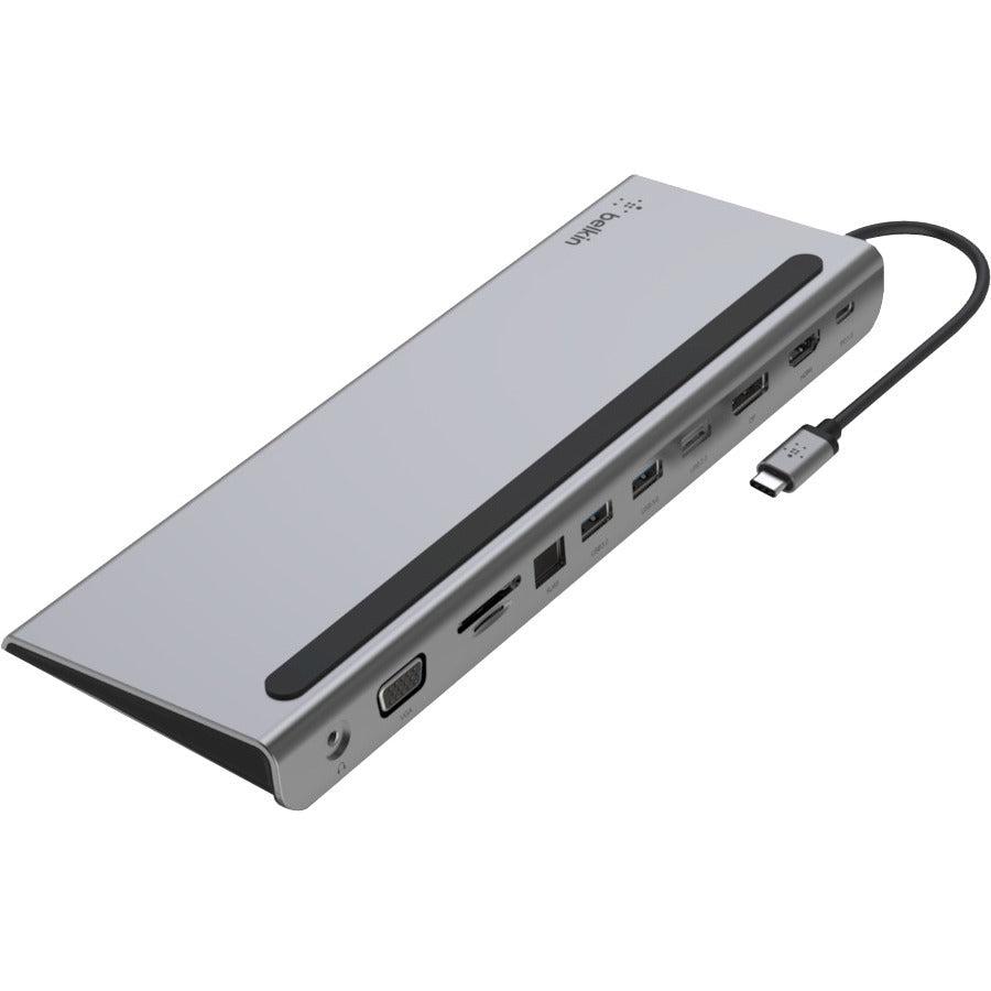 Belkin Inc004Btsgy Notebook Dock/Port Replicator Wired Usb 3.2 Gen 1 (3.1 Gen 1) Type-C Black, Grey