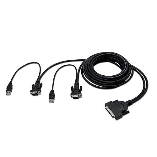 Belkin Omniview™ Enterprise Series Dual-Port Usb , 1.8M Kvm Cable Black