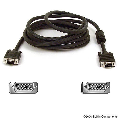 Belkin Pro Series High-Integrity Vga/Svga Monitor Replacement Cable Vga Cable 3 M Vga (D-Sub) Black