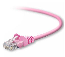 Belkin Rj45 Cat5E Patch Cable, Snagless Molded 1 Ft Networking Cable Pink 0.305 M