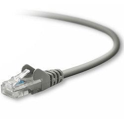 Belkin Rj45 Cat5E Patch Cable, Snagless Molded 1Ft. Networking Cable Grey 0.3 M