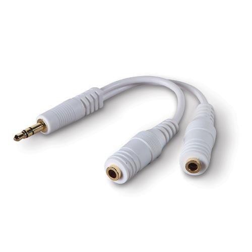 Belkin Speaker / Headphone Splitter Audio Cable 0.15 M White
