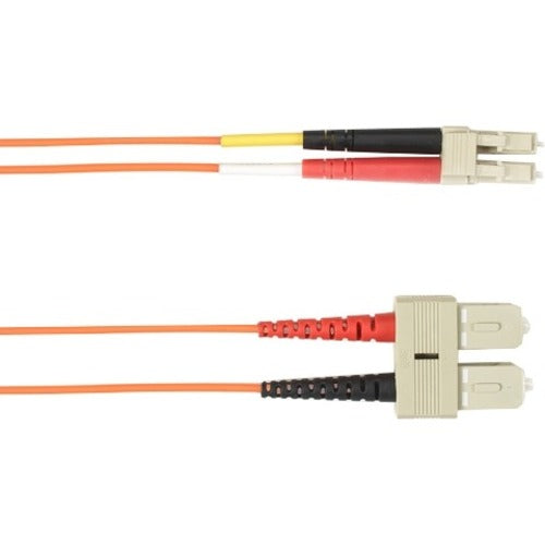 Black Box 3-M, Sc-Lc, 62.5-Micron, Multimode, Pvc, Orange Fiber Optic Cable