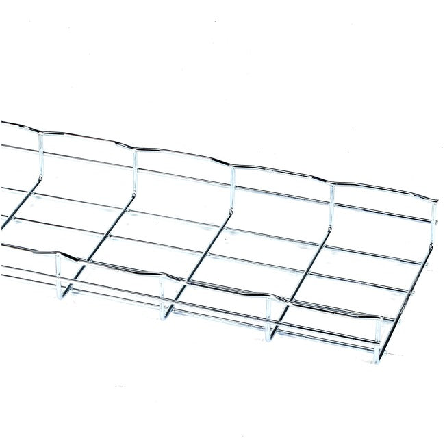 Black Box Basket Tray Section - 2"H X 10'L X 8"W, Steel, 3-Pack