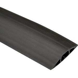 Black Box Cable Cover - 0.75" X 0.5" Dia, Black, 5-Ft. (1.5-M)