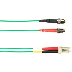 Black Box Fiber Optic Duplex Patch Network Cable Focmp62-010M-Stlc-Gn