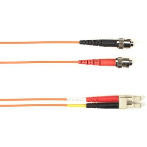 Black Box Fiber Optic Duplex Patch Network Cable Focmp62-015M-Stlc-Or