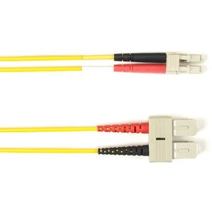 Black Box Fiber Optic Duplex Patch Network Cable Focmrm4-003M-Sclc-Yl