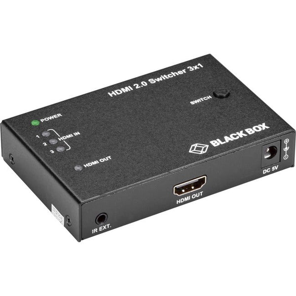 3x1 HDMI 2.0 Switch with IR & Voice APP Control