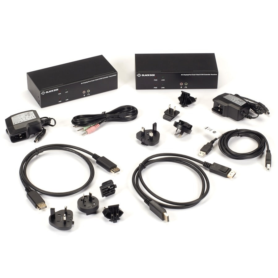 Black Box Kvx Kvxlcdpf-200 Video Extender Transmitter/Receiver