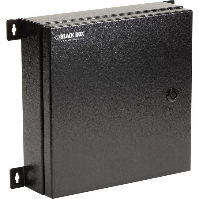 Black Box Nema 4 Rated Fiber Optic Wallmount Enclosure, 2 Adapter Panels