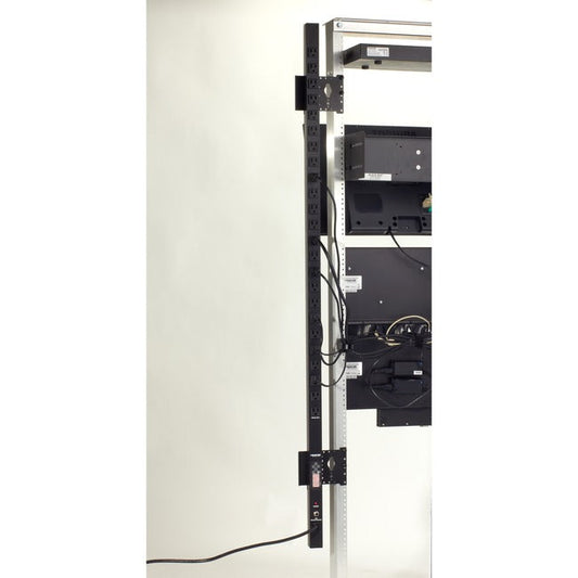 Black Box Vertical Metered Pdu - 15-Amp Single Circuit, 120V, 24-Outlet, 5-15R, 5-15P