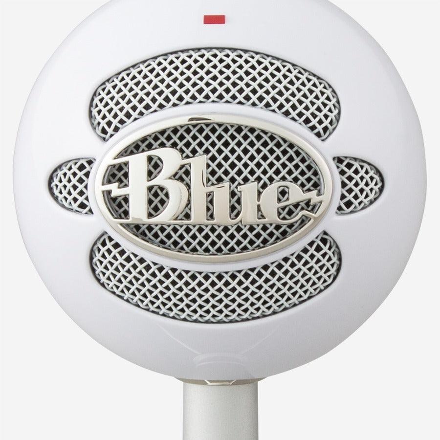 Blue Microphones Blue Snowball Ice Usb Mic White Pc Microphone