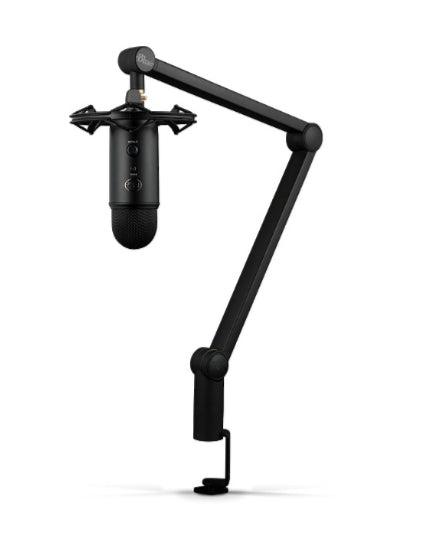 Blue Microphones Blue Yeticaster Broadcast Bundle With Yeti, Radius Iii, And Compass Black Table Microphone