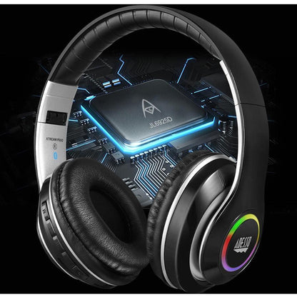 Bluetooth Stereo Headphone With,Built In Microphone