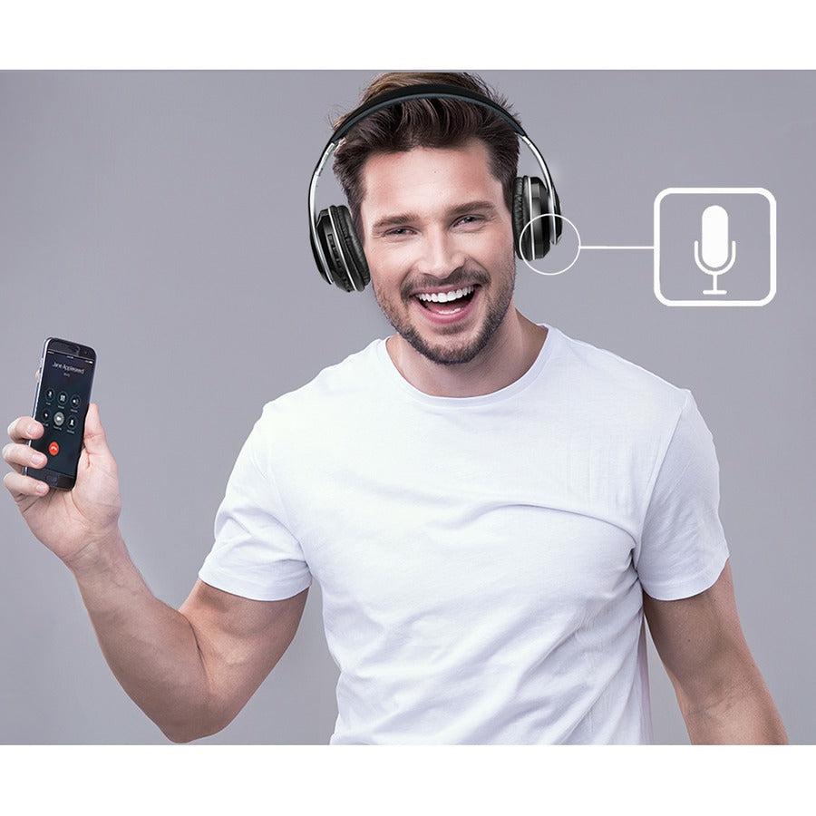 Bluetooth Stereo Headphone With,Built In Microphone