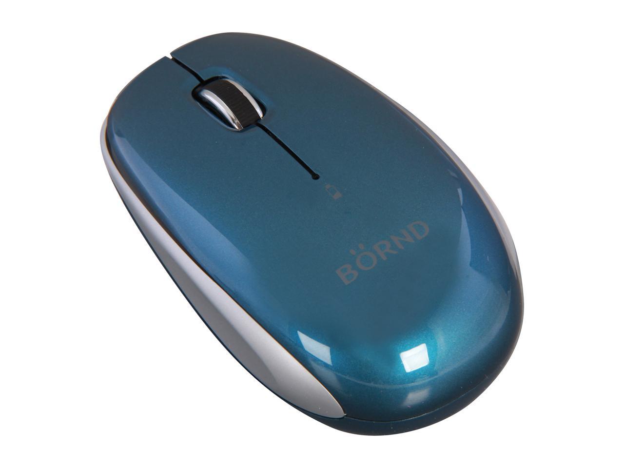 Bornd C170B Wireless Bluetooth 3.0 Optical Mouse (Blue)