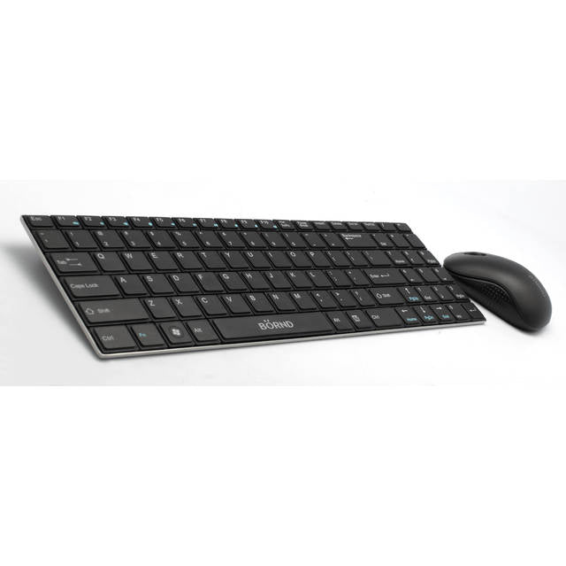 Bornd E550 Wireless Metal Keyboard & Mouse Combo (Black)