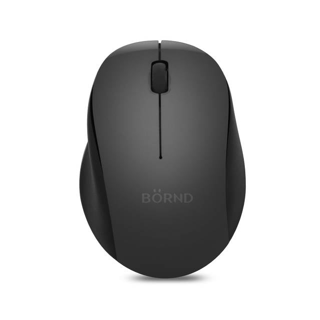 Bornd M120 Wireless 2.4G Optical Ultra-Silent Mouse (Dark Gray)